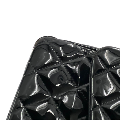 Double Flap Jumbo Patent Black SHW