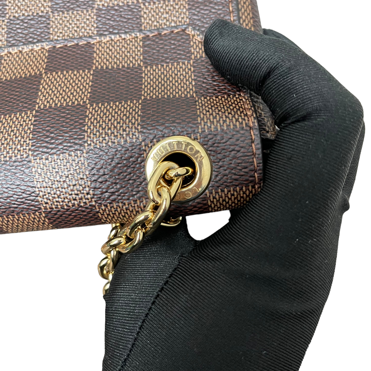 Louis-Vuitton Vavin PM Damier Ebene Black GHW