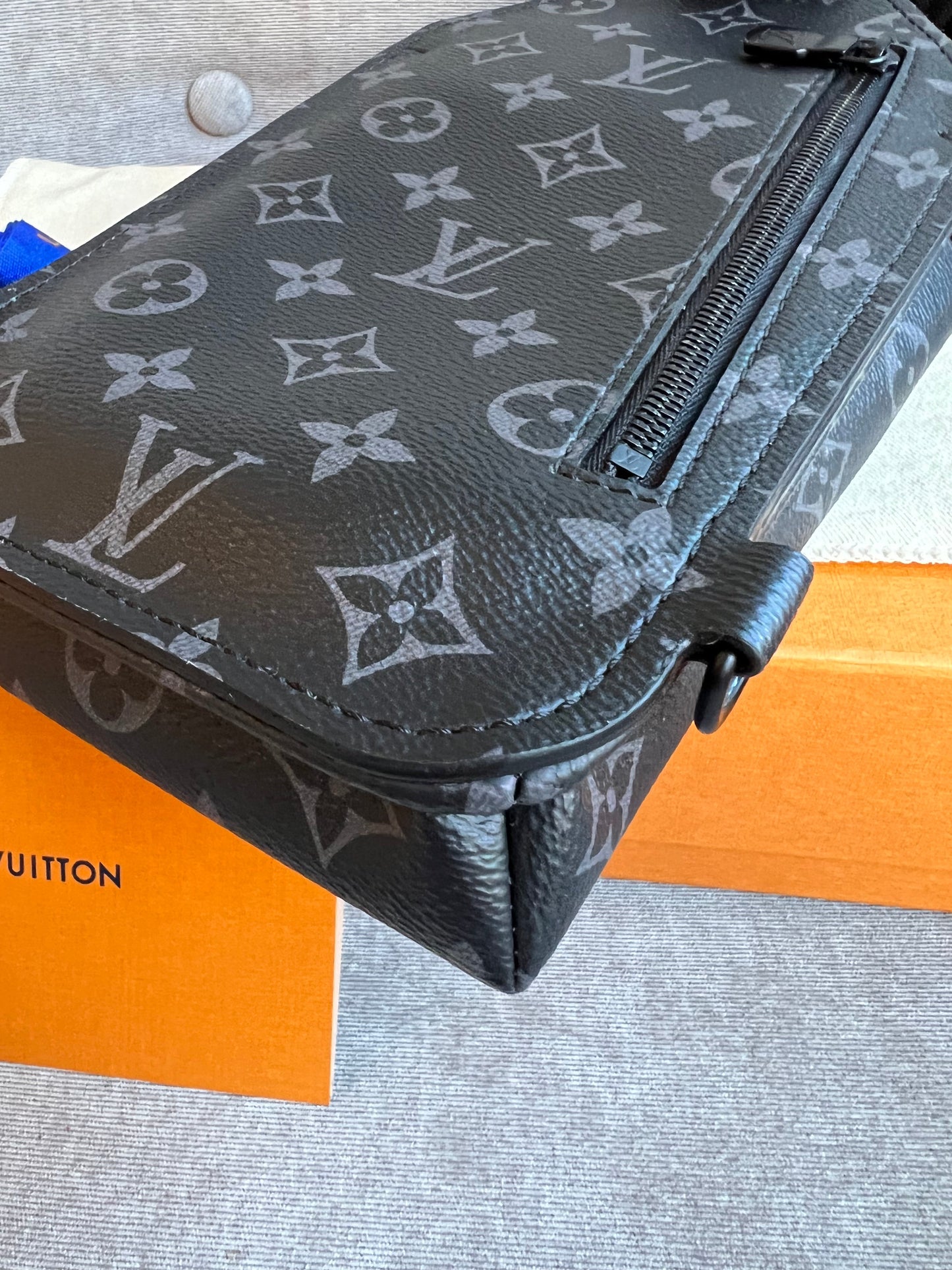 Louis Vuitton Saumur Sling Bag Monogram Eclipse (RRP £1510)