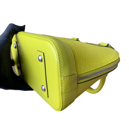 Louis-Vuitton Alma BB Epi Yellow SHW