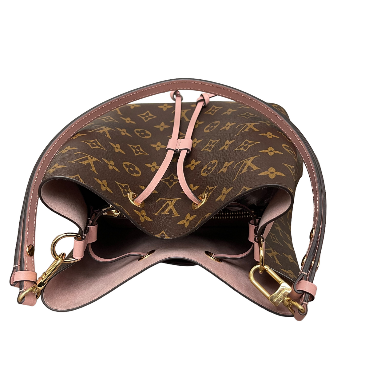 Louis-Vuitton Monogram NeoNoe MM Pink Interior GHW