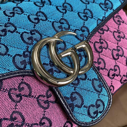 Gucci Marmont Multicolored Small Shoulder Bag