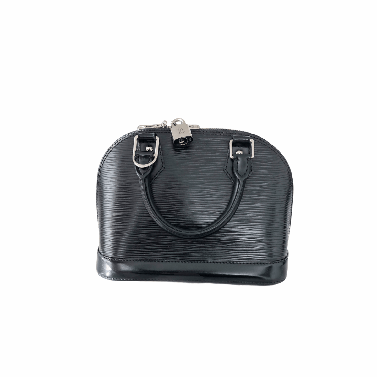 Louis-Vuitton Alma BB in Black Epi Leather