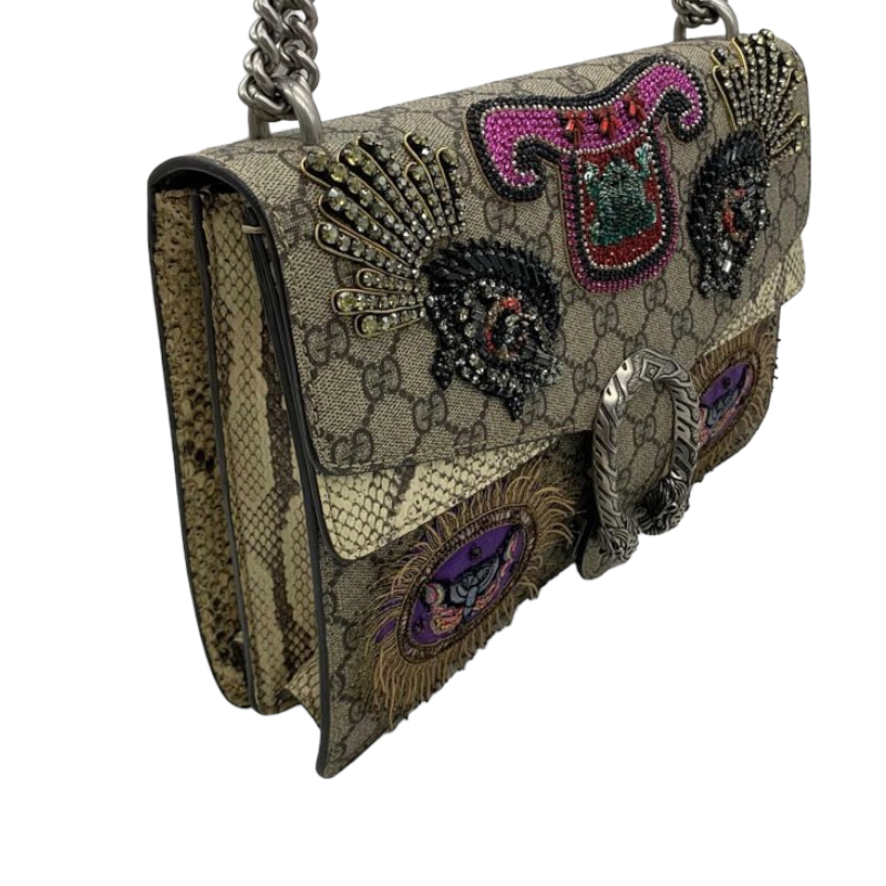 Gucci Large GG Dionysus Embroidery Brown RHW