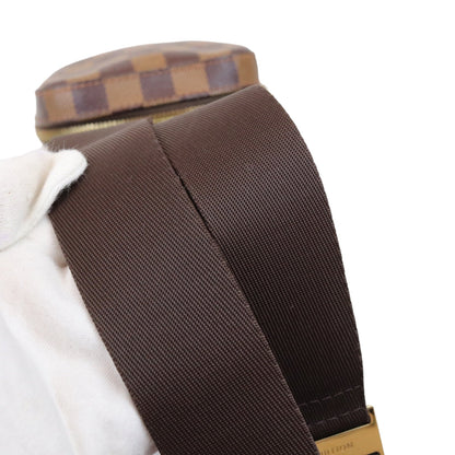 Louis-Vuitton Damier Ebene Geronimos Waist fanny Black GHW