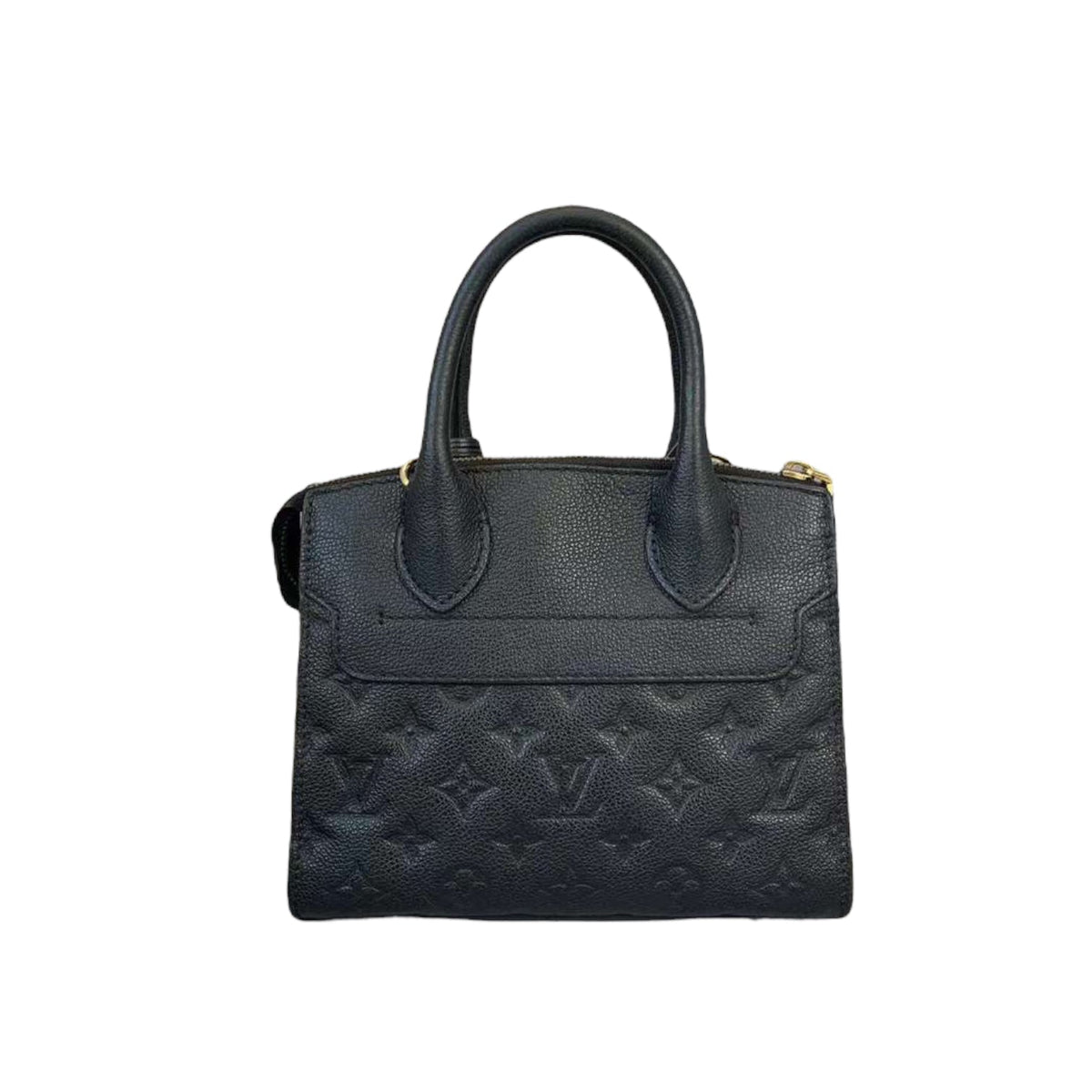 Louis-Vuitton Mini Pont Neuf Black Empreinte GHW
