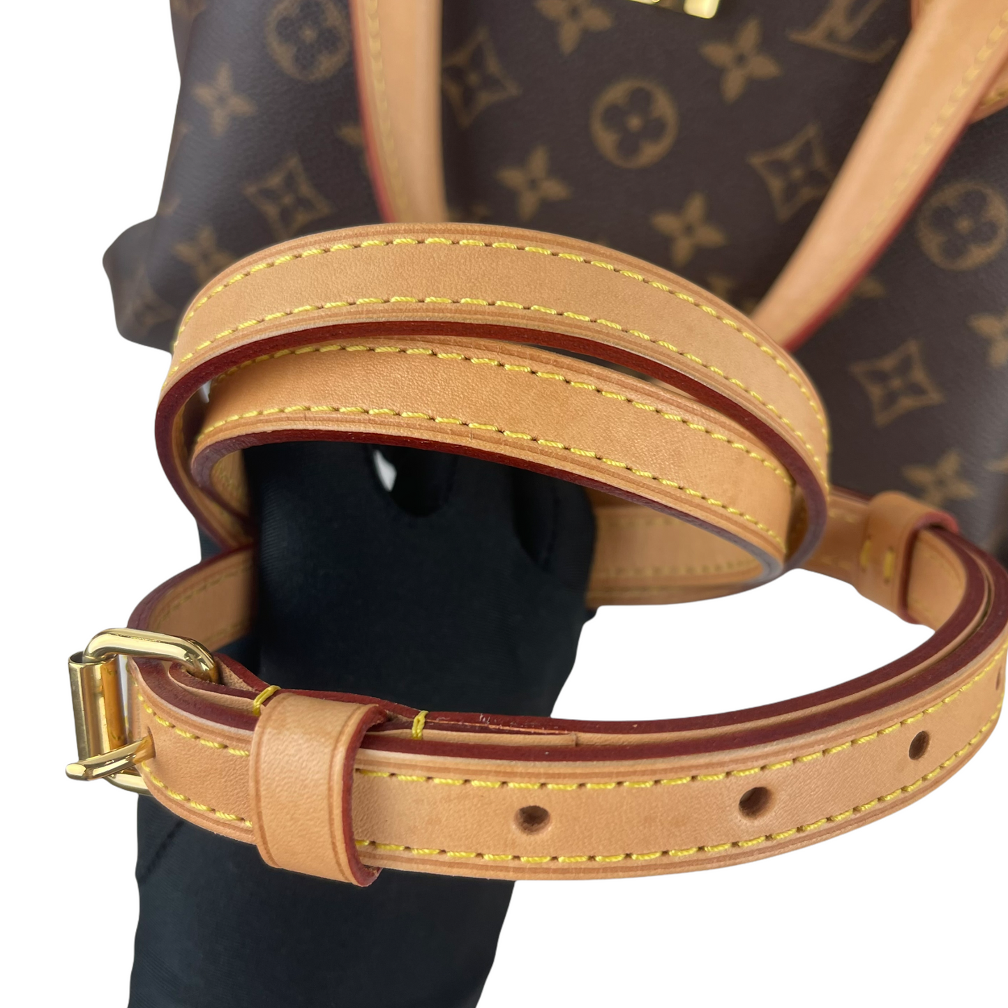 Louis-Vuitton Monogram Rivoli MM Canvas Brown GHW