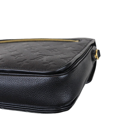 Louis-Vuitton Monogram Empreinte Pochette Metis Black GHW