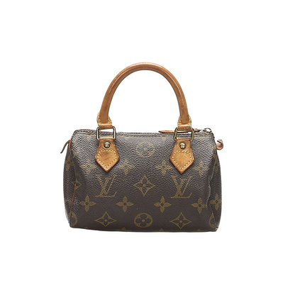 Louis-Vuitton Monogram Mini Speedy Brown