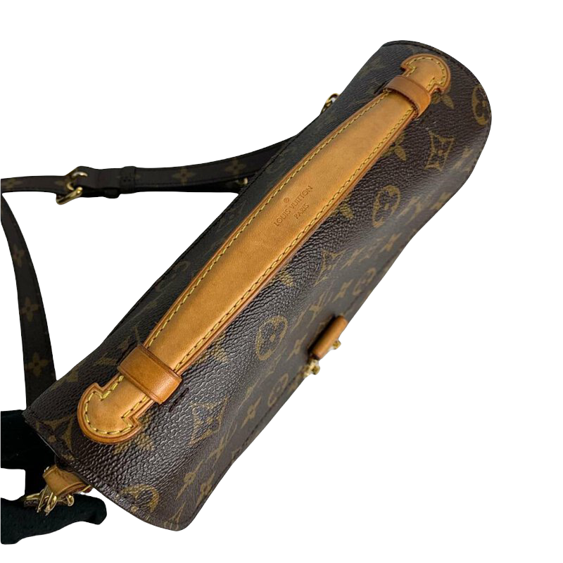 Louis-Vuitton Pochette Metis Leather Monogram GHW