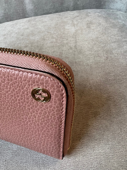 Gucci Pale Pink GG Long Wallet