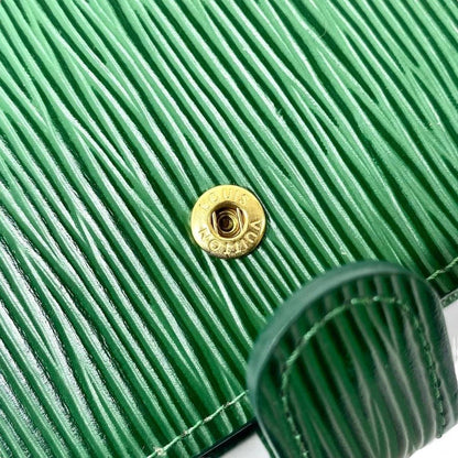 Louis-Vuitton Agenda PM Epi Green GHW