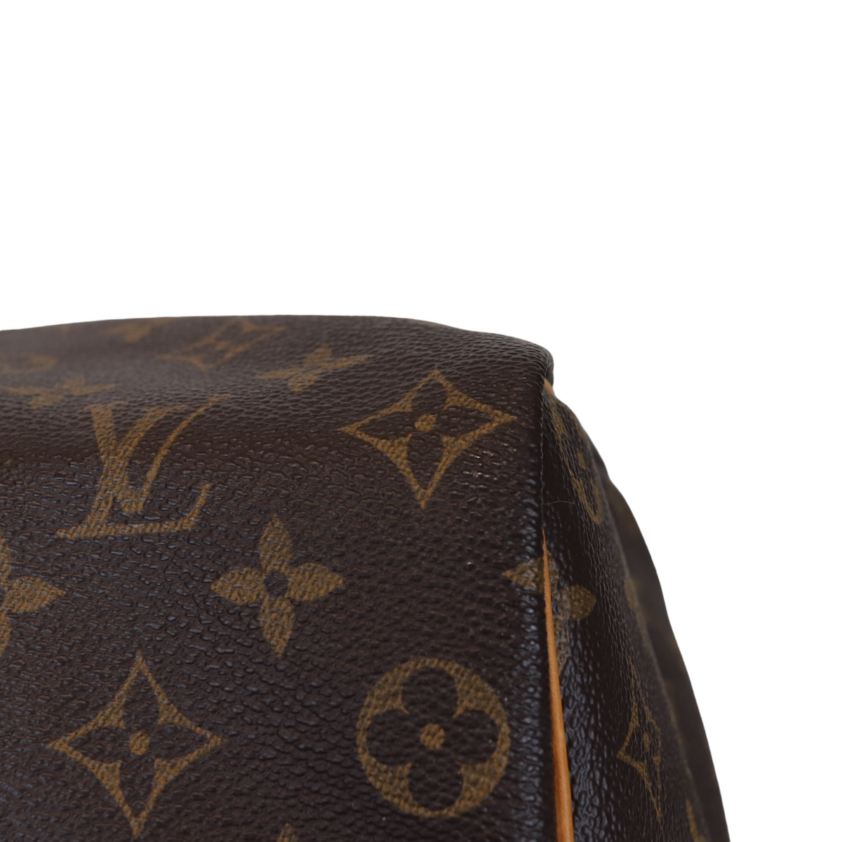 Louis-Vuitton Monogram Speedy 35 Brown GHW