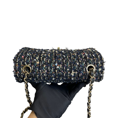 Mini Rectangular Flap Tweed Multicolour GHW