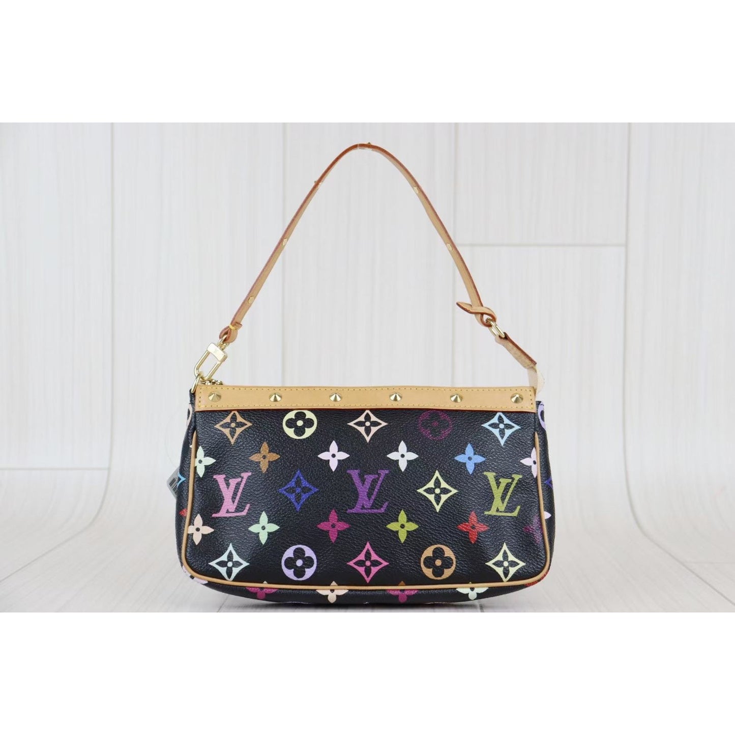 Rank A ｜ LV Monogram Multicolor Pochette Accessoires ｜071815