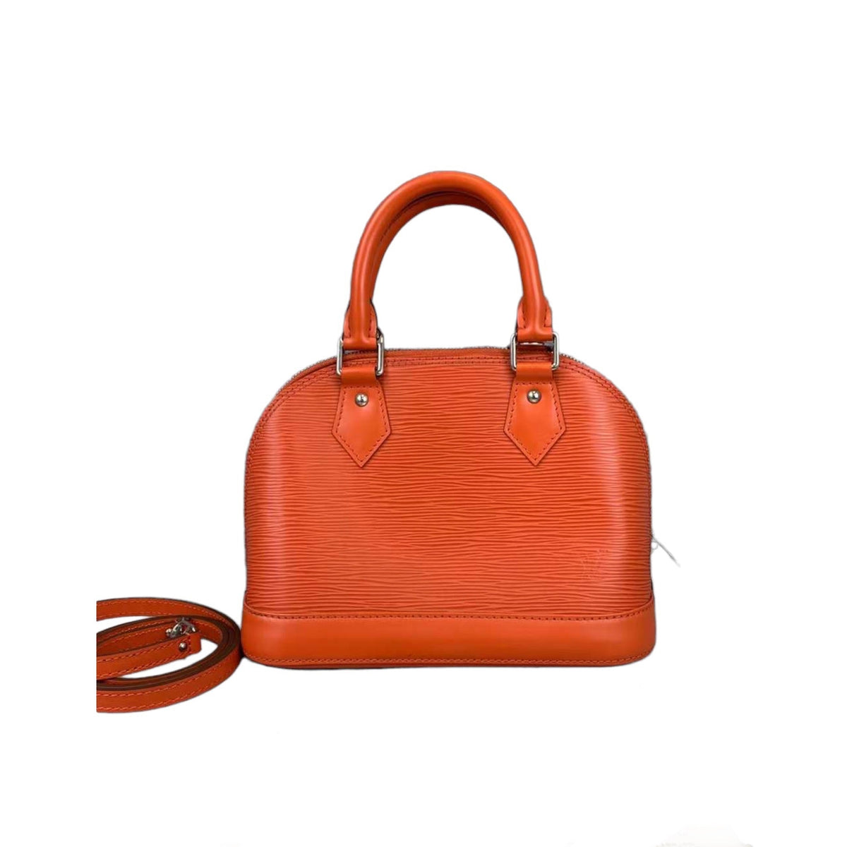Louis-Vuitton Alma BB Epi Orange SHW