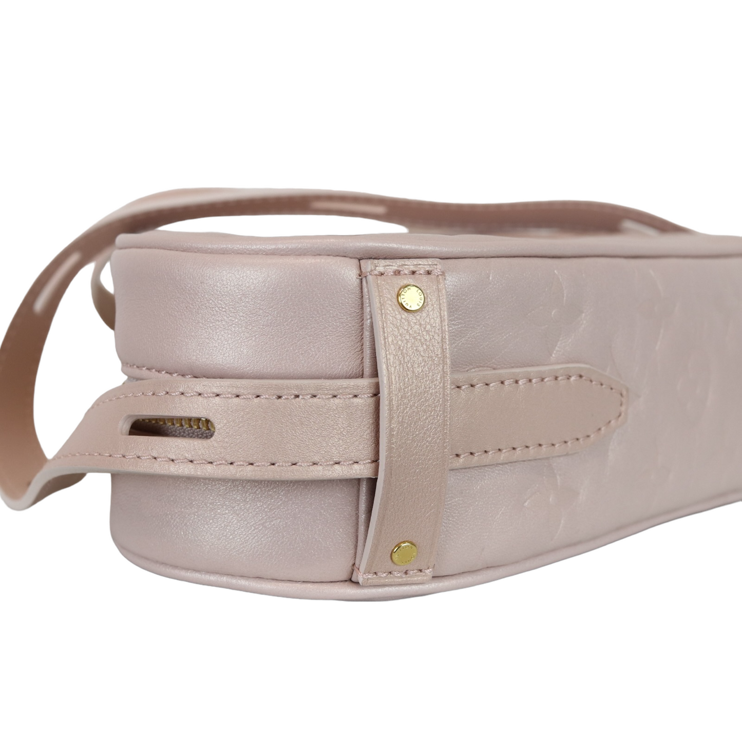 Louis-Vuitton Embossed Leather Sac Coeur Pink GHW