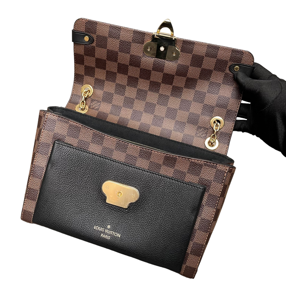 Louis-Vuitton Vavin PM Damier Ebene Black GHW