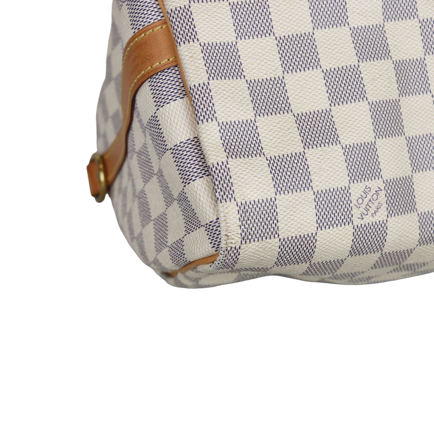 Louis-Vuitton Monogram Speedy Bandouliere 30 Damier Azure