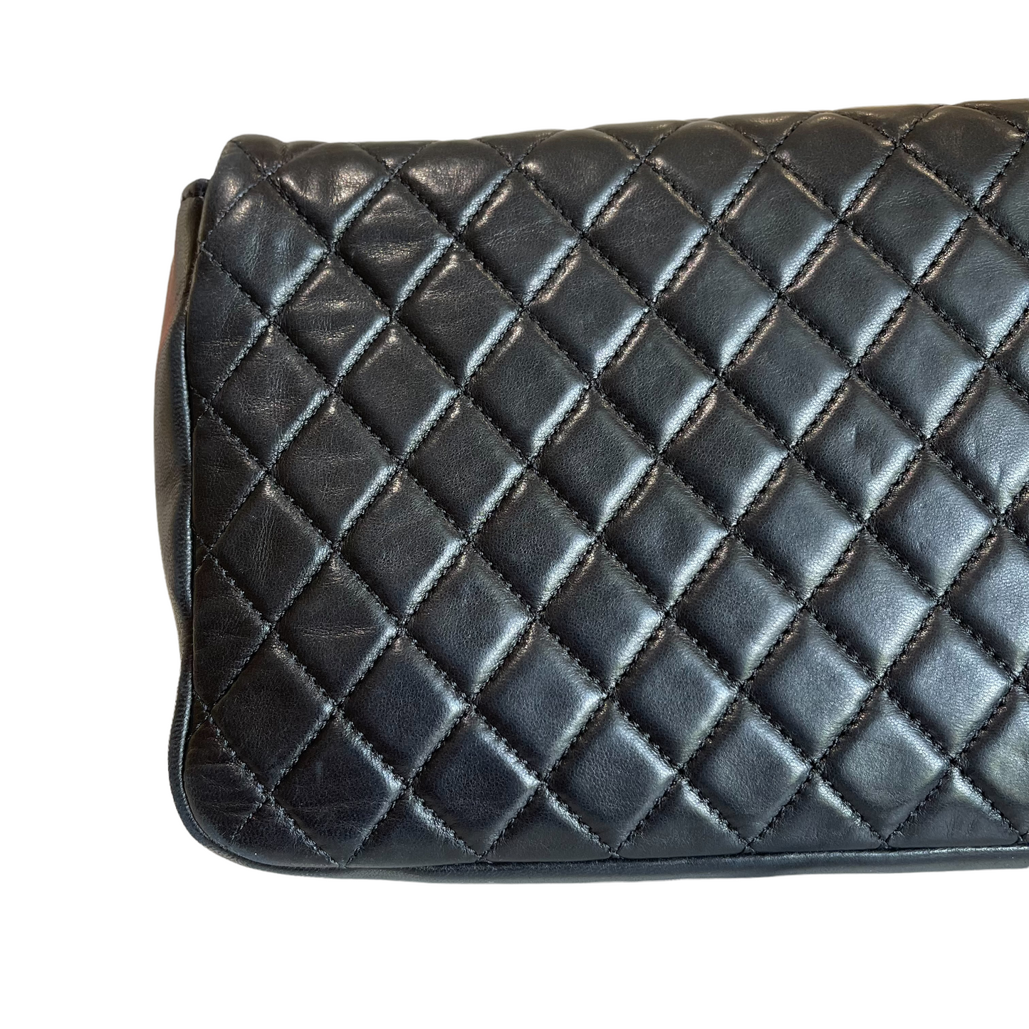 Westminster Flap Lambskin Black Pearl Strap