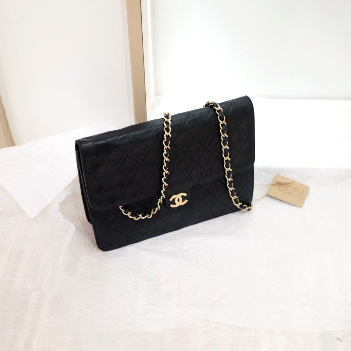 Chanel vintage woc flap chain bag