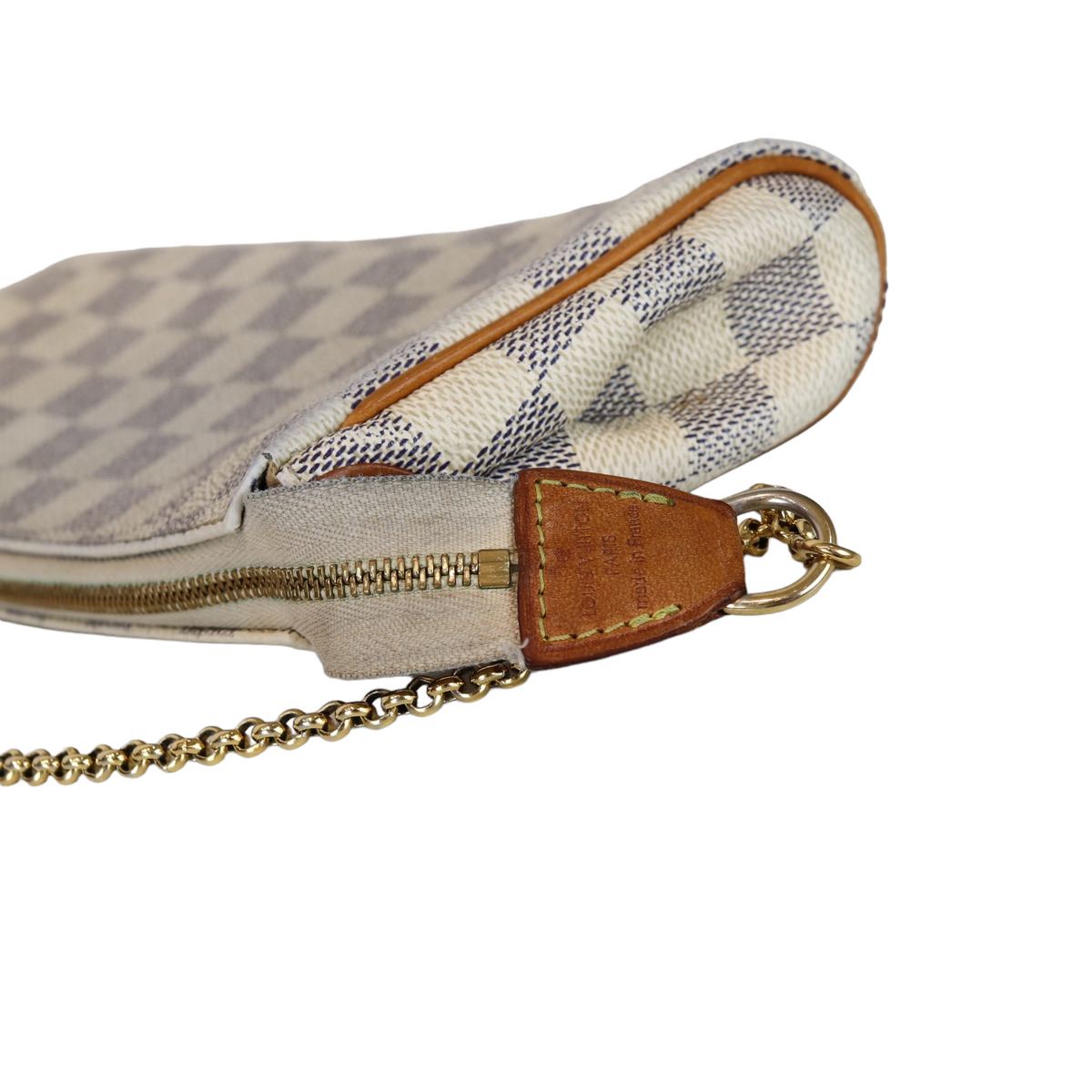 Louis-Vuitton Eva Damier Azur Monogram White GHW