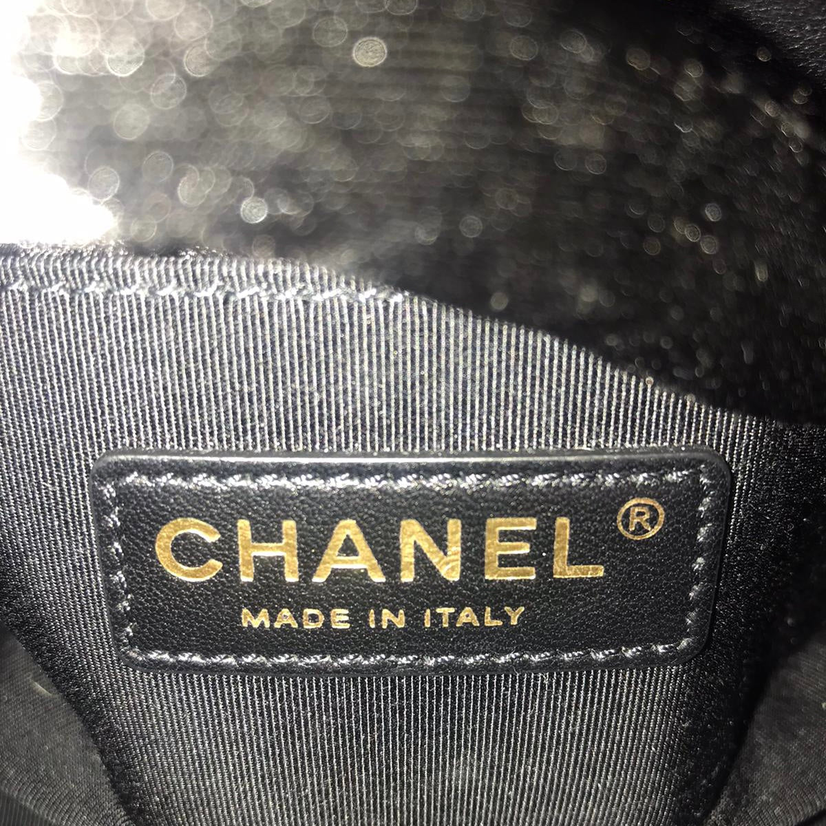 Small Boy Lambskin Black GHW