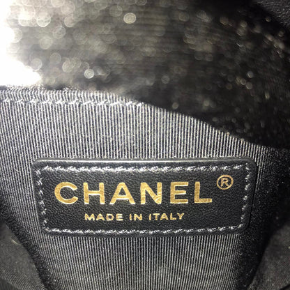 Small Boy Lambskin Black GHW