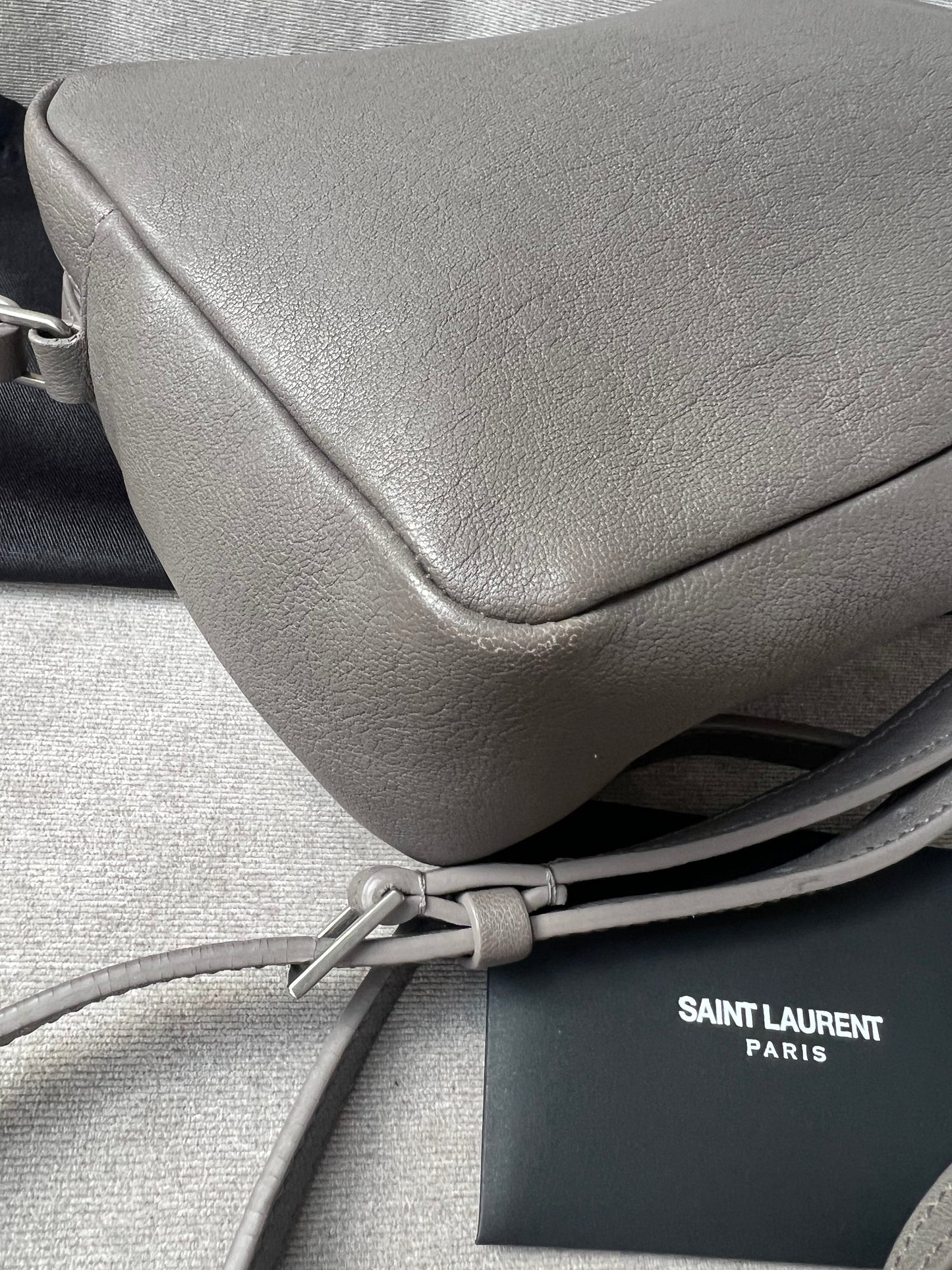 Yves Saint Laurent (YSL) Grey Camera Bag