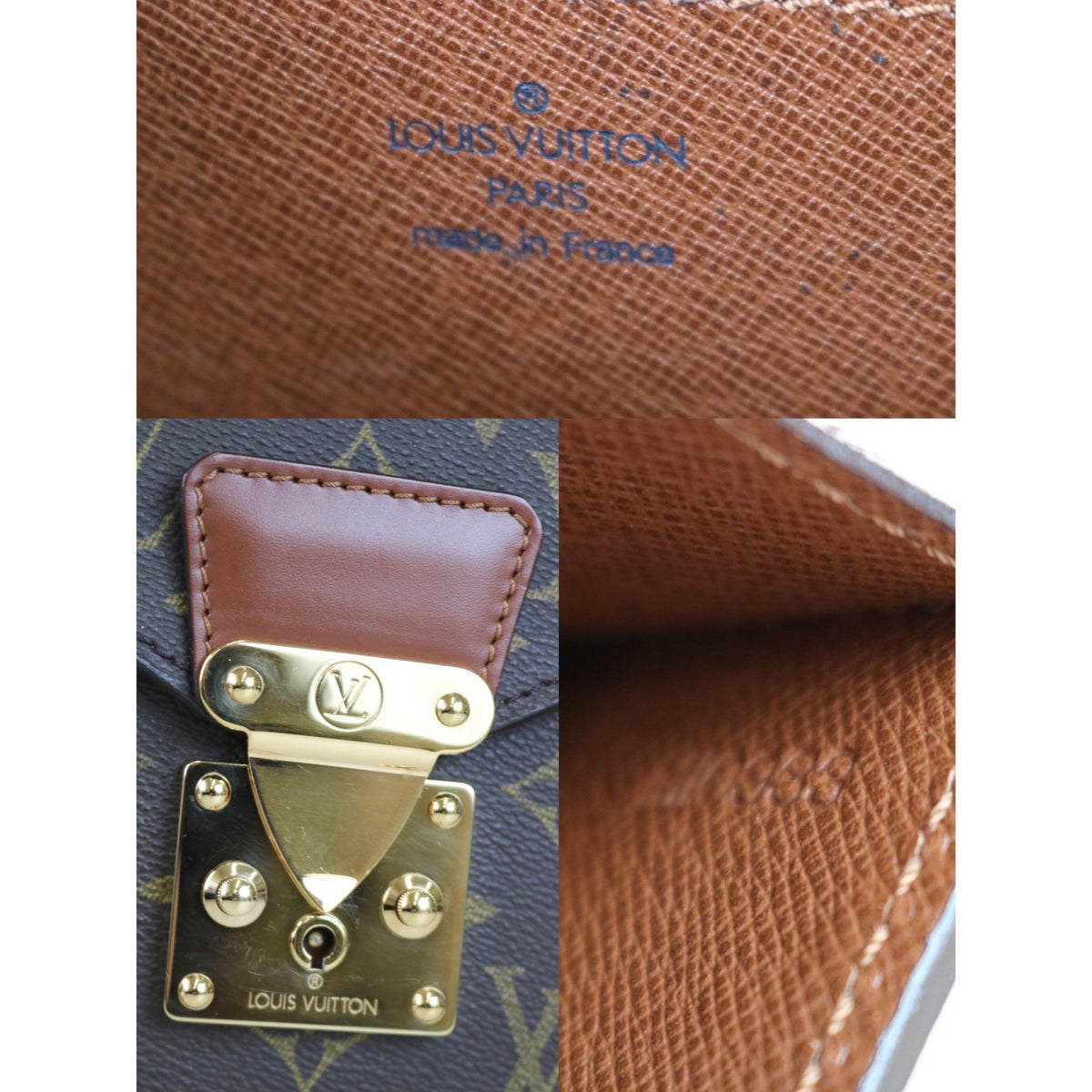 Rank A ｜ LV Monogram Porto de Cüman Bandrière Briefcase Business Bag｜031906
