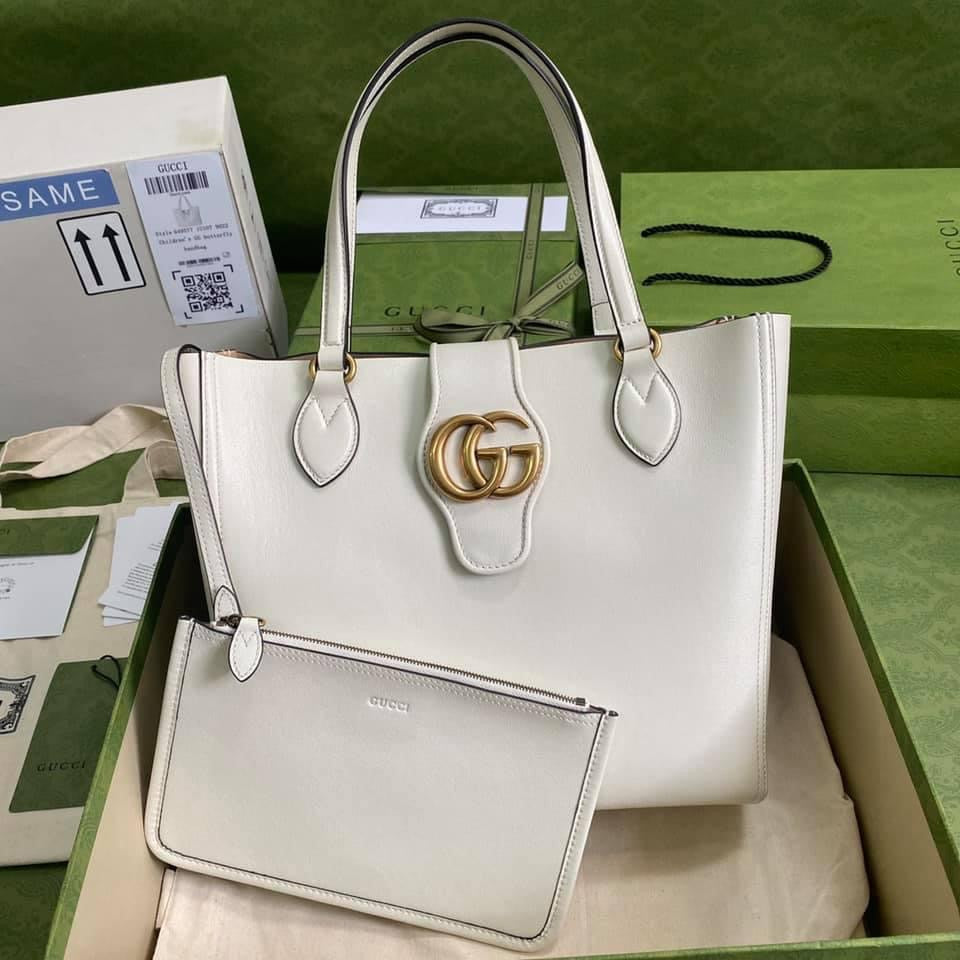 Gucci Medium Tote With Double G Bag