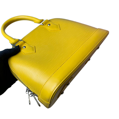 Louis-Vuitton Alma BB Epi Yellow SHW