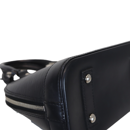 Louis-Vuitton Alma BB Black Epi SHW