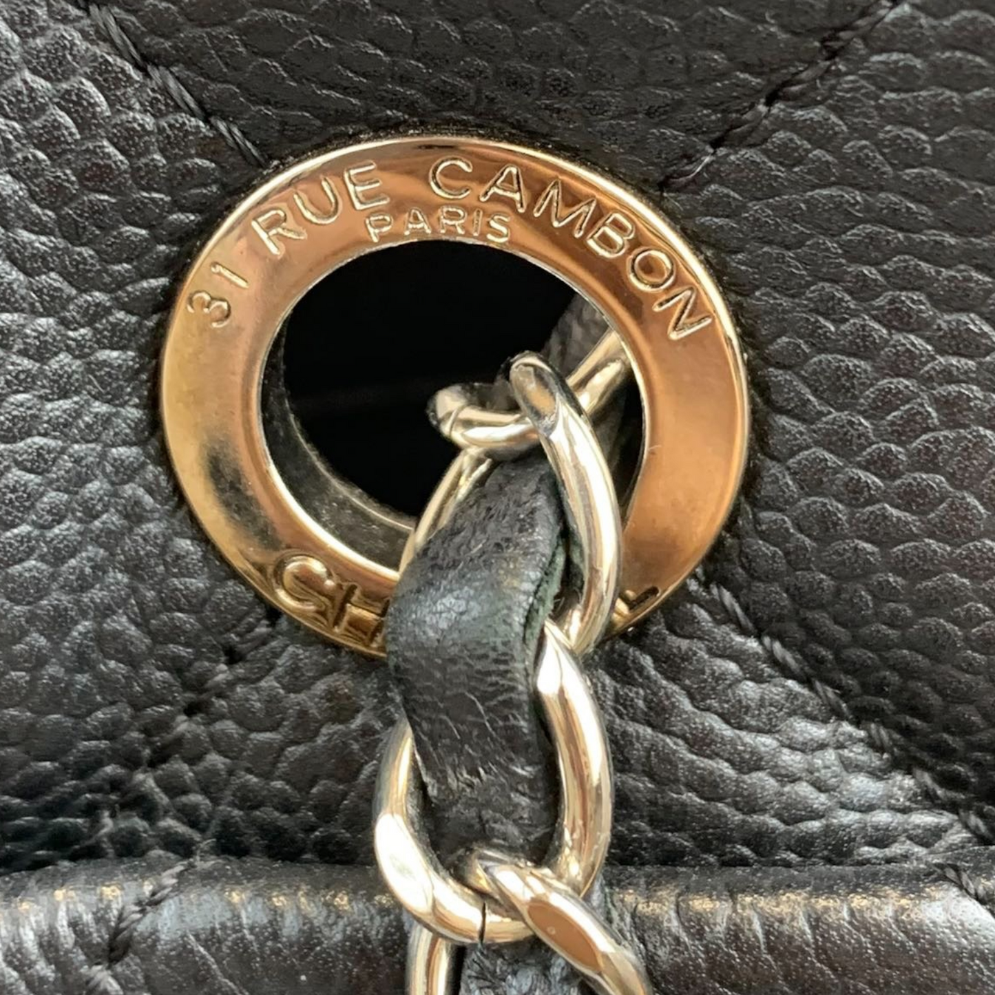 Timeless CC Soft Shopping Tote Caviar Black SHW