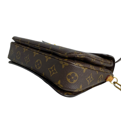 Louis-Vuitton Pochette Metis Leather Monogram GHW
