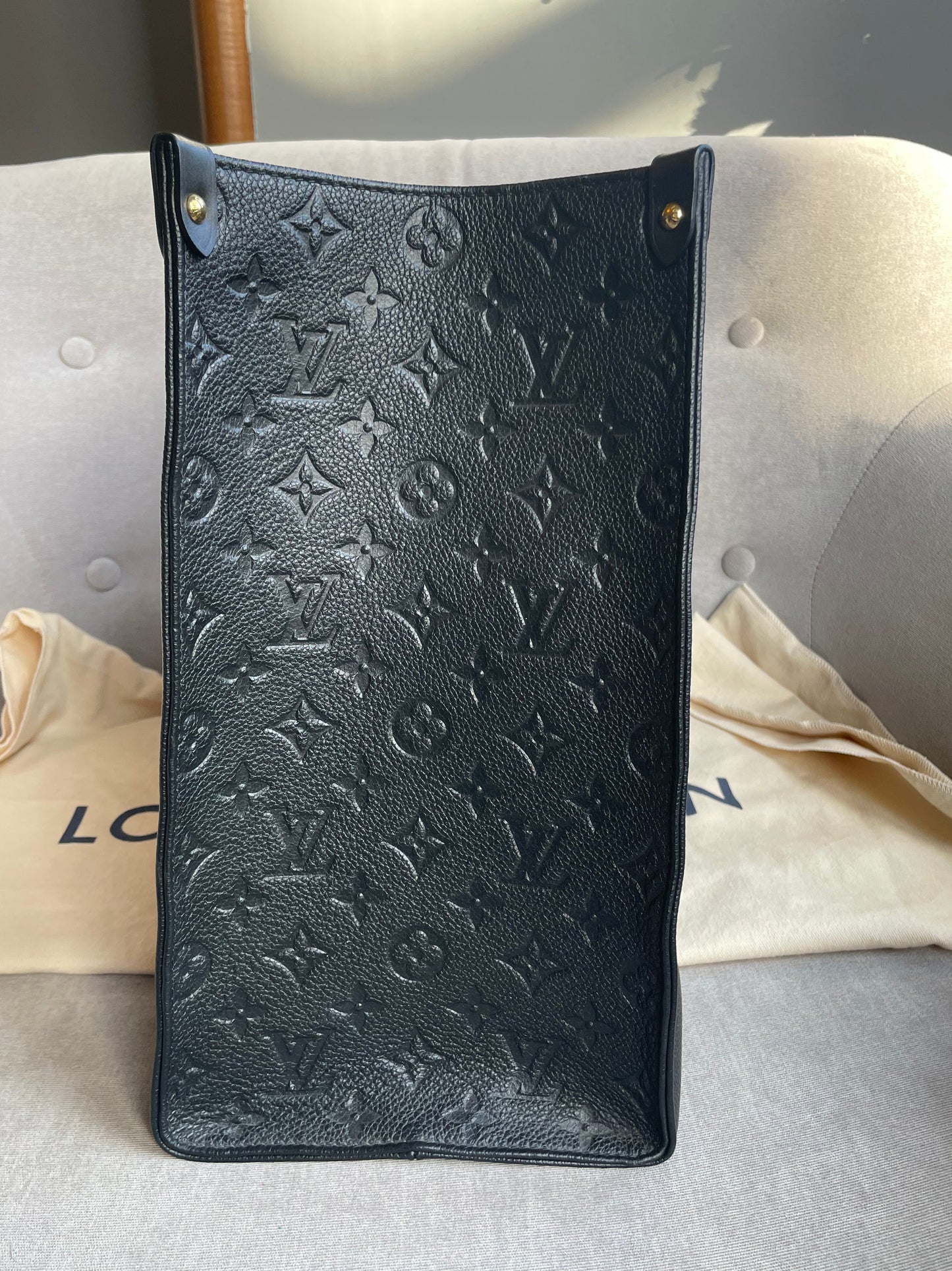 Louis Vuitton On the Go GM Black Empreinte (RRP £2,510)