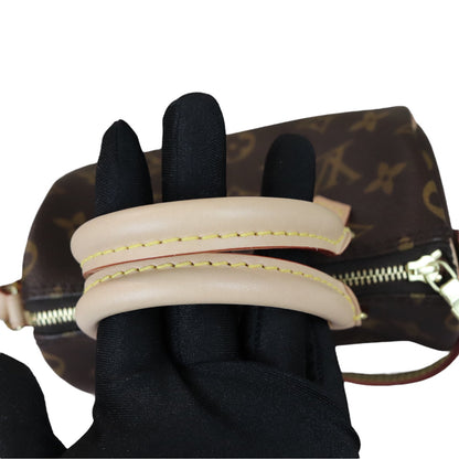 Louis-Vuitton Nano Speedy Monogram Brown GHW
