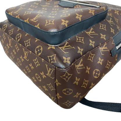 Louis-Vuitton Josh Damier Monogram Backpack Brown SHW
