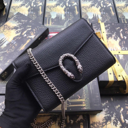 Gucci Dionysus Leather Super Mini Bag