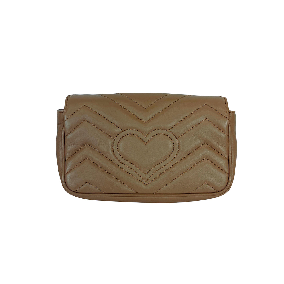 Gucci Marmont Super Mini Leather Beige GHW