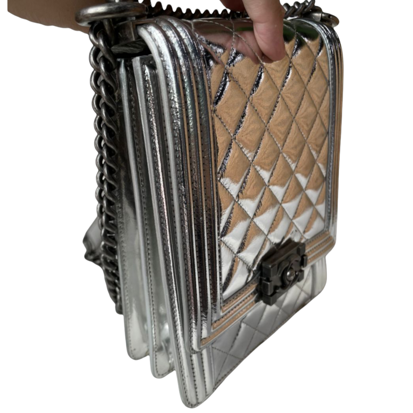 Vertical North South Boy Silver RHW