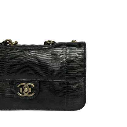 Perfect Edge Flap Lizard Black GHW
