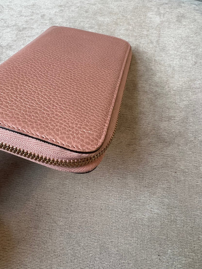 Gucci Pale Pink GG Long Wallet