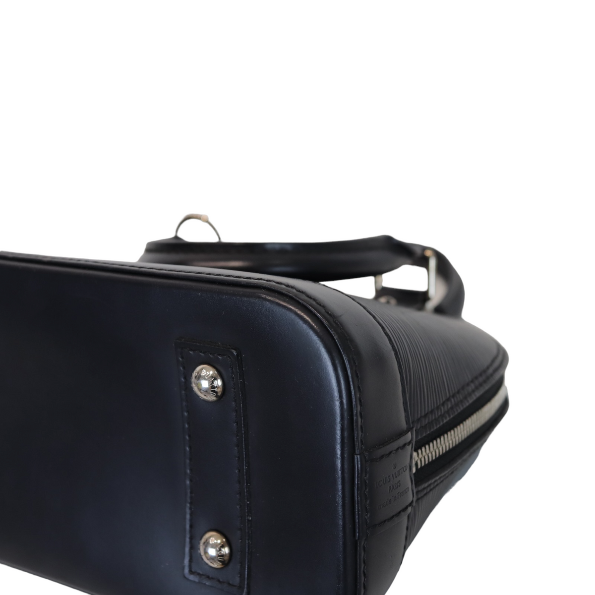 Louis-Vuitton Alma BB Black Epi SHW