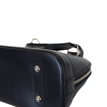 Louis-Vuitton Alma BB Black Epi SHW