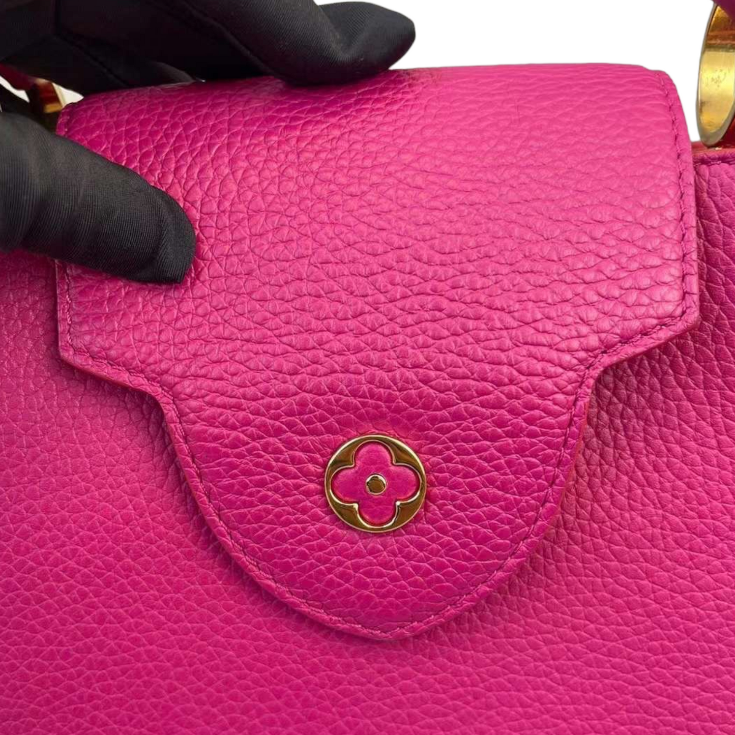 Louis-Vuitton Capucines BB Pink Taurillon GHW
