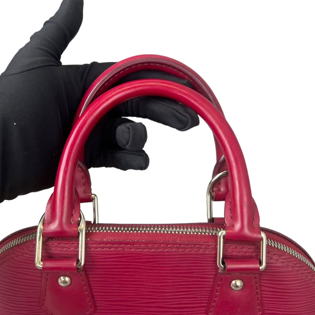 Louis-Vuitton Alma BB Epi Leather Pink SHW