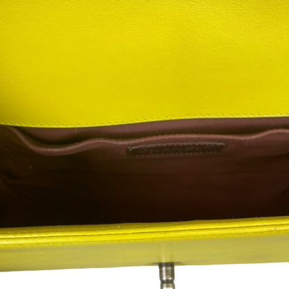 Chevron Boy Old Medium Calfskin Yellow RHW