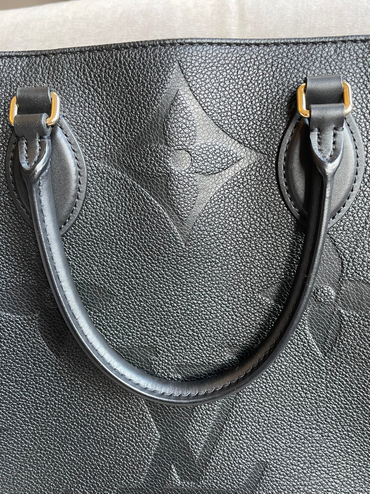 Louis Vuitton On the Go GM Black Empreinte (RRP £2,510)