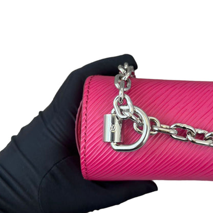 Louis-Vuitton Twist Lock Epi Leather MM Pink GHW